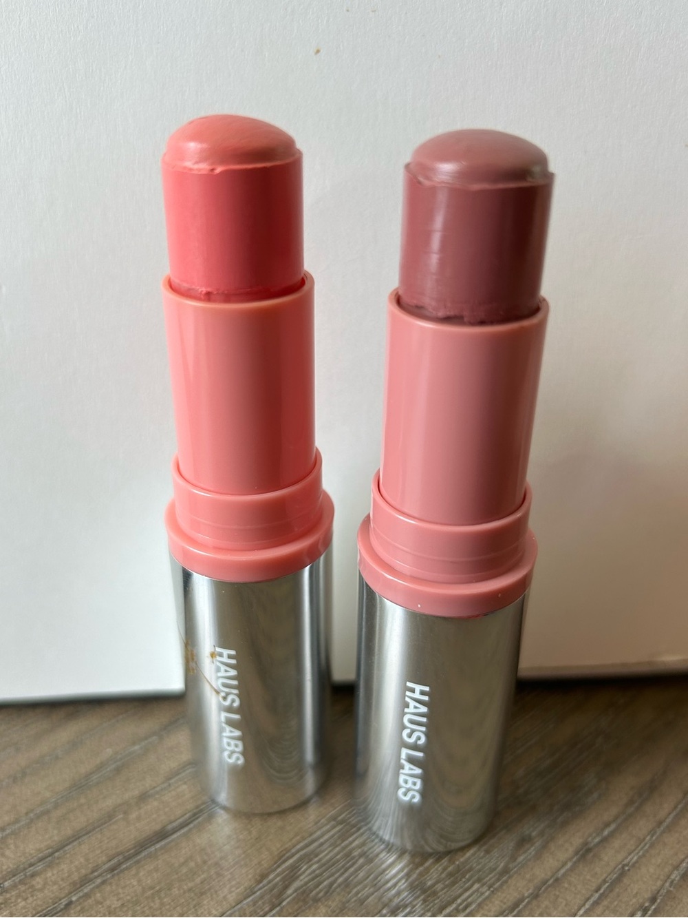 Haus Labs blush glassy pomelo and glassy hibiscus